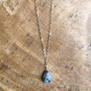 Tourmilated Quartz Gemstone 14kGoldFilled Necklace